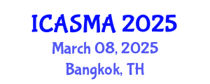International Conference on Atmospheric Science and Meteorological Applications (ICASMA) March 08, 2025 - Bangkok, Thailand