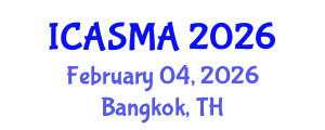 International Conference on Atmospheric Science and Meteorological Applications (ICASMA) February 04, 2026 - Bangkok, Thailand