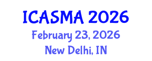 International Conference on Atmospheric Science and Meteorological Applications (ICASMA) February 23, 2026 - New Delhi, India International Conference on Atmospheric Science and Meteorological Applications (ICASMA) February 23, 2026 - New Delhi, India
