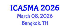 International Conference on Atmospheric Science and Meteorological Applications (ICASMA) March 08, 2026 - Bangkok, Thailand