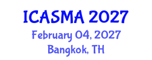 International Conference on Atmospheric Science and Meteorological Applications (ICASMA) February 04, 2027 - Bangkok, Thailand