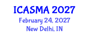 International Conference on Atmospheric Science and Meteorological Applications (ICASMA) February 24, 2027 - New Delhi, India International Conference on Atmospheric Science and Meteorological Applications (ICASMA) February 24, 2027 - New Delhi, India