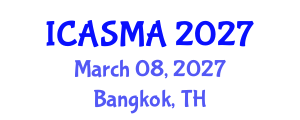 International Conference on Atmospheric Science and Meteorological Applications (ICASMA) March 08, 2027 - Bangkok, Thailand International Conference on Atmospheric Science and Meteorological Applications (ICASMA) March 08, 2027 - Bangkok, Thailand