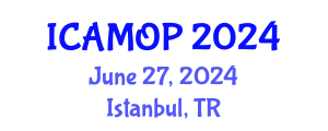 International Conference on Atomic, Molecular and Optical Physics (ICAMOP) June 27, 2024 - Istanbul, Turkey