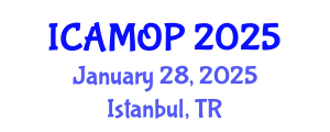 International Conference on Atomic, Molecular and Optical Physics (ICAMOP) January 28, 2025 - Istanbul, Turkey