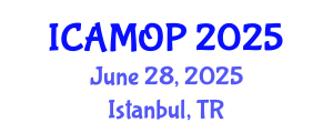 International Conference on Atomic, Molecular and Optical Physics (ICAMOP) June 28, 2025 - Istanbul, Turkey