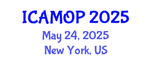 International Conference on Atomic, Molecular and Optical Physics (ICAMOP) May 24, 2025 - New York, United States