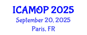 International Conference on Atomic, Molecular and Optical Physics (ICAMOP) September 20, 2025 - Paris, France