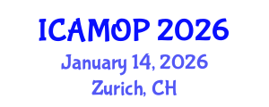 International Conference on Atomic, Molecular and Optical Physics (ICAMOP) January 14, 2026 - Zurich, Switzerland