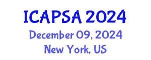 International Conference on Atomic Physics, Systems and Applications (ICAPSA) December 09, 2024 - New York, United States