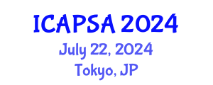 International Conference on Atomic Physics, Systems and Applications (ICAPSA) July 22, 2024 - Tokyo, Japan