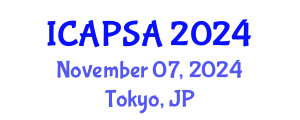 International Conference on Atomic Physics, Systems and Applications (ICAPSA) November 07, 2024 - Tokyo, Japan