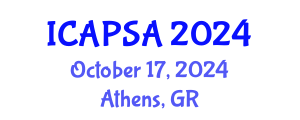 International Conference on Atomic Physics, Systems and Applications (ICAPSA) October 17, 2024 - Athens, Greece