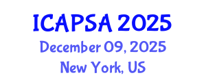 International Conference on Atomic Physics, Systems and Applications (ICAPSA) December 09, 2025 - New York, United States
