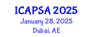 International Conference on Atomic Physics, Systems and Applications (ICAPSA) January 28, 2025 - Dubai, United Arab Emirates