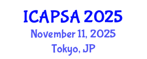 International Conference on Atomic Physics, Systems and Applications (ICAPSA) November 11, 2025 - Tokyo, Japan