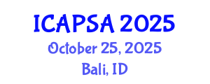 International Conference on Atomic Physics, Systems and Applications (ICAPSA) October 25, 2025 - Bali, Indonesia