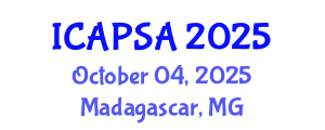 International Conference on Atomic Physics, Systems and Applications (ICAPSA) October 04, 2025 - Madagascar, Madagascar
