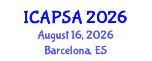 International Conference on Atomic Physics, Systems and Applications (ICAPSA) August 16, 2026 - Barcelona, Spain