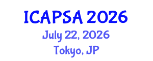 International Conference on Atomic Physics, Systems and Applications (ICAPSA) July 22, 2026 - Tokyo, Japan