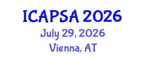 International Conference on Atomic Physics, Systems and Applications (ICAPSA) July 29, 2026 - Vienna, Austria