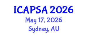 International Conference on Atomic Physics, Systems and Applications (ICAPSA) May 17, 2026 - Sydney, Australia