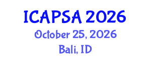 International Conference on Atomic Physics, Systems and Applications (ICAPSA) October 25, 2026 - Bali, Indonesia