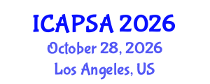 International Conference on Atomic Physics, Systems and Applications (ICAPSA) October 28, 2026 - Los Angeles, United States