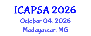 International Conference on Atomic Physics, Systems and Applications (ICAPSA) October 04, 2026 - Madagascar, Madagascar International Conference on Atomic Physics, Systems and Applications (ICAPSA) October 04, 2026 - Madagascar, Madagascar