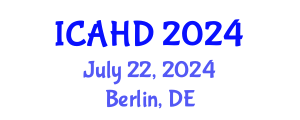 International Conference on Attachment and Human Development (ICAHD) July 22, 2024 - Berlin, Germany