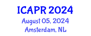 International Conference on Attachment and Personal Relationships (ICAPR) August 05, 2024 - Amsterdam, Netherlands