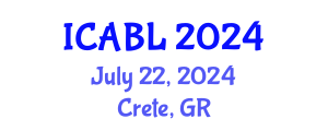 International Conference on Attachment, Behaviour and Learning (ICABL) July 22, 2024 - Crete, Greece