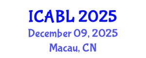 International Conference on Attachment, Behaviour and Learning (ICABL) December 09, 2025 - Macau, China