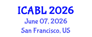 International Conference on Attachment, Behaviour and Learning (ICABL) June 07, 2026 - San Francisco, United States