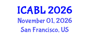 International Conference on Attachment, Behaviour and Learning (ICABL) November 01, 2026 - San Francisco, United States