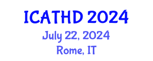 International Conference on Attachment Theory and Human Development (ICATHD) July 22, 2024 - Rome, Italy