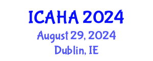 International Conference on Audiology and Hearing Aids (ICAHA) August 29, 2024 - Dublin, Ireland