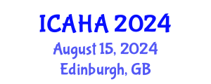 International Conference on Audiology and Hearing Aids (ICAHA) August 15, 2024 - Edinburgh, United Kingdom