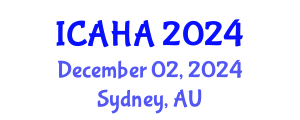 International Conference on Audiology and Hearing Aids (ICAHA) December 02, 2024 - Sydney, Australia