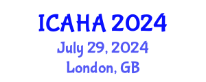 International Conference on Audiology and Hearing Aids (ICAHA) July 29, 2024 - London, United Kingdom