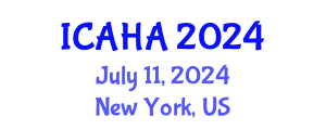 International Conference on Audiology and Hearing Aids (ICAHA) July 11, 2024 - New York, United States