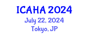 International Conference on Audiology and Hearing Aids (ICAHA) July 22, 2024 - Tokyo, Japan