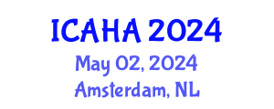 International Conference on Audiology and Hearing Aids (ICAHA) May 02, 2024 - Amsterdam, Netherlands