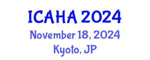 International Conference on Audiology and Hearing Aids (ICAHA) November 18, 2024 - Kyoto, Japan