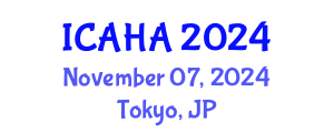 International Conference on Audiology and Hearing Aids (ICAHA) November 07, 2024 - Tokyo, Japan