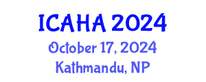 International Conference on Audiology and Hearing Aids (ICAHA) October 17, 2024 - Kathmandu, Nepal