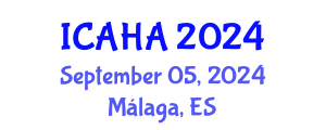 International Conference on Audiology and Hearing Aids (ICAHA) September 05, 2024 - Málaga, Spain