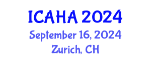 International Conference on Audiology and Hearing Aids (ICAHA) September 16, 2024 - Zurich, Switzerland