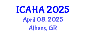 International Conference on Audiology and Hearing Aids (ICAHA) April 08, 2025 - Athens, Greece