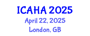 International Conference on Audiology and Hearing Aids (ICAHA) April 22, 2025 - London, United Kingdom